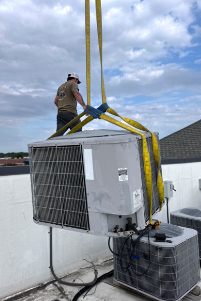 HVAC unit lift